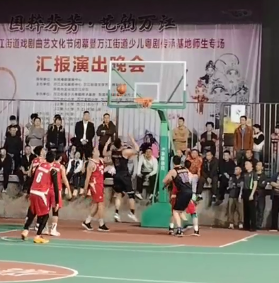 力争上游！2024万江街道男子篮球联赛